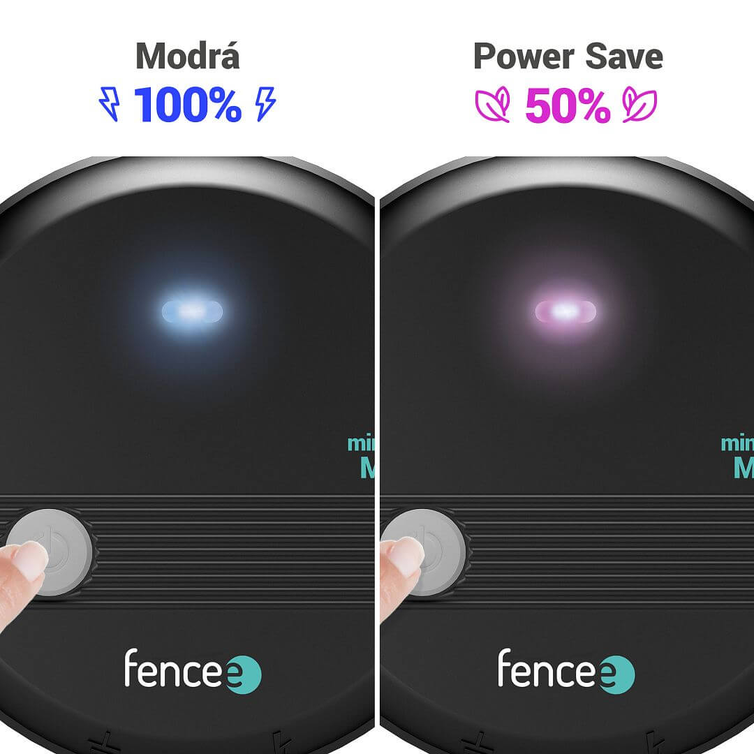 Provoz zdroje je viditelný i ve tmě díky vysoce svítivé přední LED