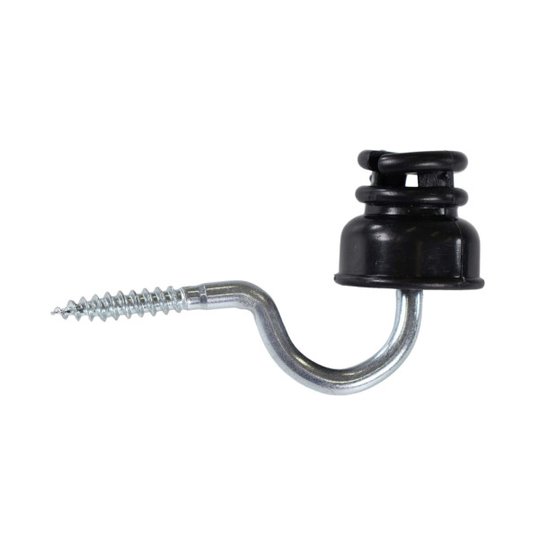 Drážkový izolátor s vrutem pro elektrický ohradník – 25 ks