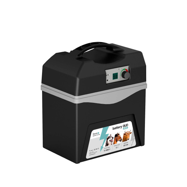 Bateriový přenosný zdroj pro elektrický ohradník fencee battery DUO BD20