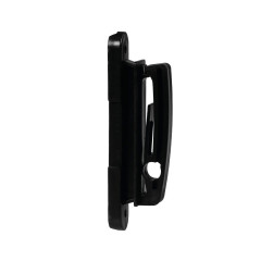 Plochý izolátor s klipem pro ohradníkovou pásku do 60 mm nebo lano, na vruty - 10 ks