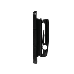 Plochý izolátor s klipem pro ohradníkovou pásku do 60 mm nebo lano, na vruty - 10 ks