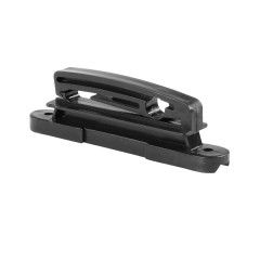 Plochý izolátor s klipem pro ohradníkovou pásku do 60 mm nebo lano, na vruty - 10 ks