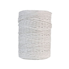 Lanko pro elektrický ohradník, průměr 2,5 mm, bílé, délka 250 m