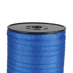 Páska pro elektrický ohradník, šířka 10 mm, modrá, délka 200 m