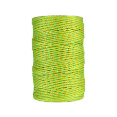 Lanko pro elektrický ohradník, průměr 2,5 mm, neon žluto-zelené, délka 200 m