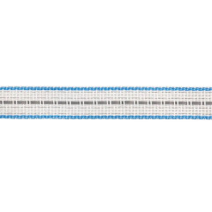 Reflexní páska pro elektrický ohradník, šířka 20 mm, bílo-modrá, délka 200 m