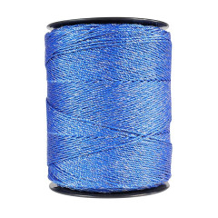 Lanko pro elektrický ohradník, průměr 3 mm, modré, délka 1000 m, 0,17 Ω/m