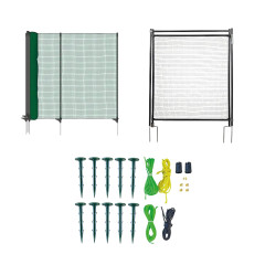 Kempingová sada s mobilní univerzální sítí a brankou, výška 90 cm