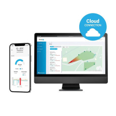 Premium sada solární ohradník - Kompletní přenosná schránka + 5J LTE chytrý  zdroj, panel 100 W