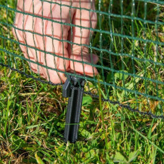 Univerzální zelená ohradníková síť, nevodivá FIX, délka 15 m, výška 90 cm