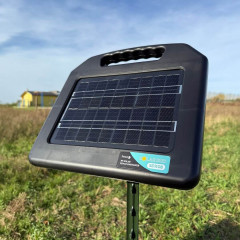 Solární přenosný RF zdroj pro elektrický ohradník fencee solar DUO RF SDX08 s ovladačem