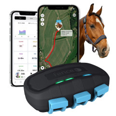 Chytrý lokátor pro koně fencee EquiGPS Track ČERNÁ