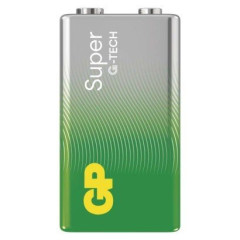 Deramax® 1ks Alkalická baterie 9V (6F22). GP Super Long power