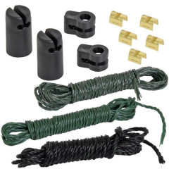 Elektrická ohradníková síť pro psy, králíky a kočky, výška 65 cm, délka 50 m, 1 hrot