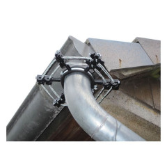 Izolátor pro elektrický ohradník na okap proti kuně, ø 102 - 106 mm