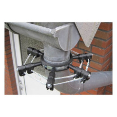 Izolátor pro elektrický ohradník na okap proti kuně, ø 87 - 92 mm