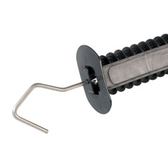 Vchodová brána s gumou pro elektrické ohradníky - 3,2 m až 6,2 m