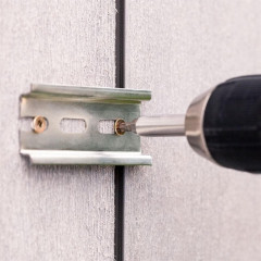 DIN lišta pro uchycení generátoru elektrického ohradníku, 80 mm