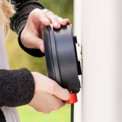 DIN lišta pro uchycení generátoru elektrického ohradníku, 80 mm