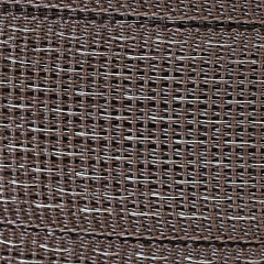 Páska pro elektrický ohradník, šířka 40 mm, hnědá, délka 200 m