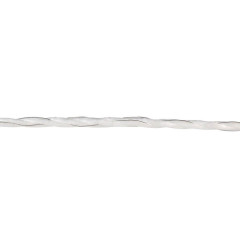 Lano pro elektrický ohradník, průměr 4,5 mm, bílé, délka 200 m