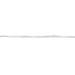 Lanko pro elektrický ohradník, průměr 3 mm, bílé, délka 400 m
