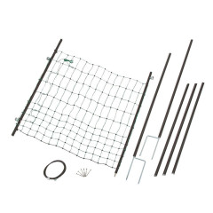 Vchodová branka k elektrické ohradníkové síti, výška 105 cm, šířka 86 cm, dvojitý hrot