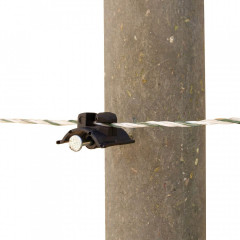 Izolátor pro elektrický ohradník s hřebíkem 70 mm, pro lanko, drát - 25 ks