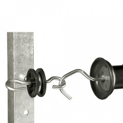 Izolátor pro elektrický ohradník k vchodové bráně, otočný s metrickým závitem M6