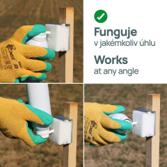 Sada pachový + elektrický ohradník pro ochranu proti škůdcům - kuna, lasička - síťový zdroj - lanko 100 m