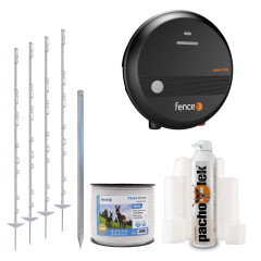 Sada pachový + elektrický ohradník ochrana plodin, úrody proti vysoké zvěři - síťový zdroj - páska 200 m