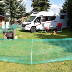 Univerzální zelená ohradníková síť, nevodivá FIX, délka 20 m, výška 80 cm