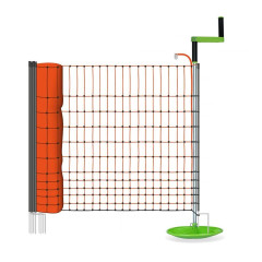 Naviják na ohradníkové elektrické sítě s výškou až 125 cm