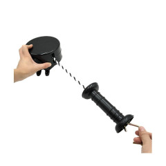 Samonavíjecí brána s vodivým lanem elektrického ohradníku, délka 5,8 m