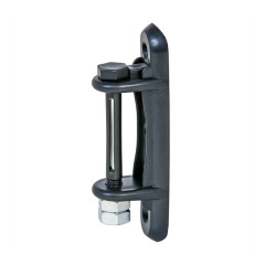 Izolátor napínací na vrut, pro pásku do 40 mm, rohový s plastovým šroubem – 10 ks