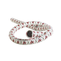 Náhradní gumové elastické lano/provaz pro bránu ohradníku, průměr 7mm, flexibilní, vodivé, 1 m