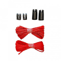 Sada elektrického ohradníku, preventivní ochrana před vlkem, zdroj s vysokým napětím, síť 120 cm