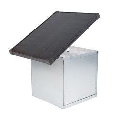 Basic sada solární ohradník - Kompletní přenosná schránka + konzole a panel 40 W