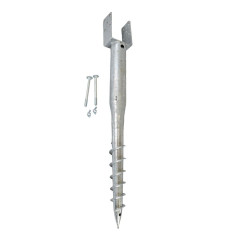 Basic sada solární ohradník - Držák zemní vrut, regulátor 10 A, konzole a panel 200 W