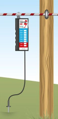 Sada elektrického ohradníku pro drůbež - ochrana proti lišce, kuně, kočce - DUO zdroj - síť 50 m, 112 cm