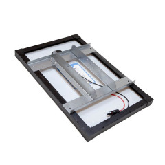 Expert sada solární ohradník - Kompletní přenosná schránka + 2J zdroj, panel 40 W, síť drůbež 112 cm