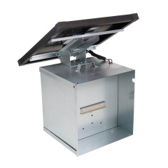 Expert sada solární ohradník - Kompletní přenosná schránka + 2J zdroj, panel 40 W, síť drůbež 112 cm