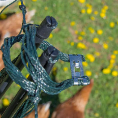 Elektrická ohradníková síť pro drůbež, výška 120 cm, délka 50 m, dvojitý hrot