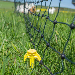 Elektrická ohradníková síť pro drůbež, výška 120 cm, délka 50 m, dvojitý hrot