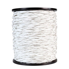 Lano s opletem pro elektrický ohradník, průměr 6 mm, 200 m