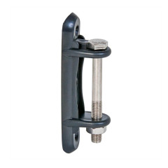 Rohový izolátor na vrut, pro pásku do 60 mm, s železným šroubem – 10 ks