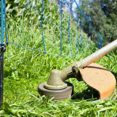 Modrá elektrická síť proti divokým prasatům, výška 63 cm, délka 50 m