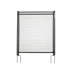 Vstupní branka k univerzálním ohradním sítím, výška 90 cm, šířka 81 cm, 2 hroty, nevodivá