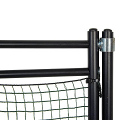 Vstupní branka k univerzálním ohradním sítím, výška 90 cm, šířka 81 cm, 2 hroty, nevodivá