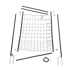 Vchodová branka k síti pro elektrický ohradník, výška 110 cm, šířka 86 cm, dvojitý hrot